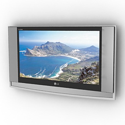 tv set 3D Model Preview #0c467f15