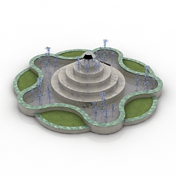 fountain 3D Model Preview #89234870