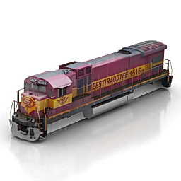 locomotive 3D Model Preview #3c4c5c4f
