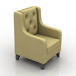 3D Armchair preview