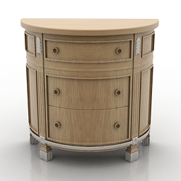 3D Bedside table preview