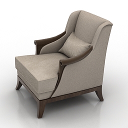 3D Armchair preview