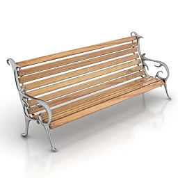 bench 3D Model Preview #da9a9234
