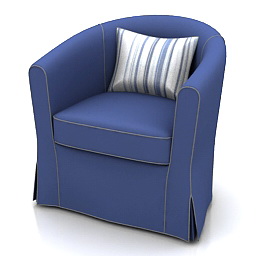3D Armchair preview