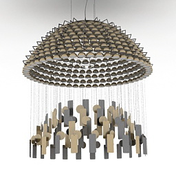 chandelier quasar todo 3D Model Preview #76107ec9