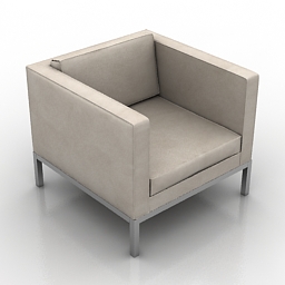 3D Armchair preview