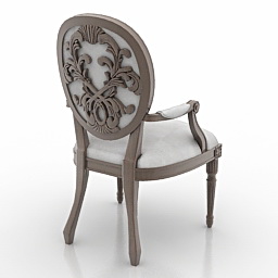 3D Armchair deleted preview