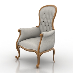 3D Armchair preview