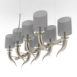 chandelier 3D Model Preview #c3c0af20