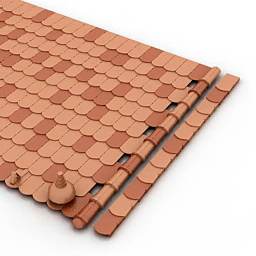 tile roof 3D Model Preview #3962c492