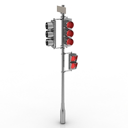 traffic light 2 3D Model Preview #dd7b3ff2