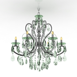 3D Chandelier preview