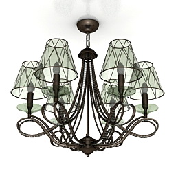3D Chandelier preview