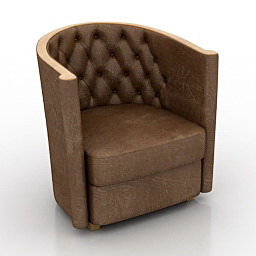 3D Armchair preview