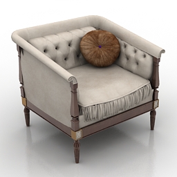 3D Armchair preview