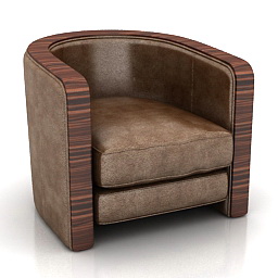 3D Armchair preview