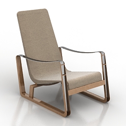 3D Armchair preview