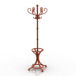 hall tree 3D Model Preview #1196e561