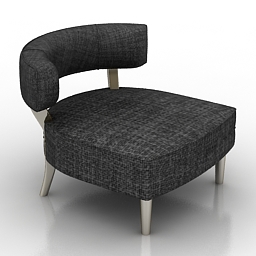3D Armchair preview