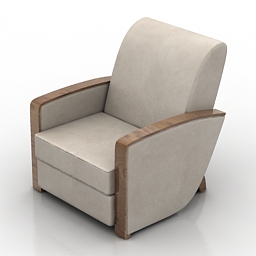 3D Armchair preview