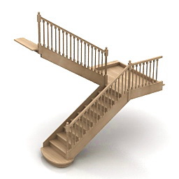3D Stair preview