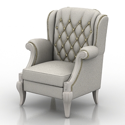 3D Armchair preview