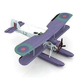 airplane 3D Model Preview #f0dbb020