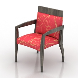 3D Armchair preview