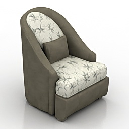 3D Armchair preview