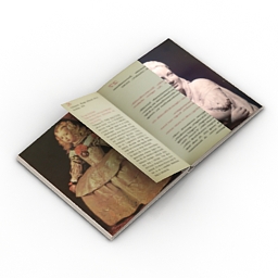 book 3D Model Preview #12bf6476