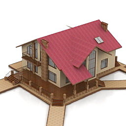 house 3D Model Preview #87241656