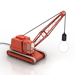 lamp krane 3D Model Preview #fb74b828