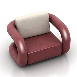 3D Armchair preview