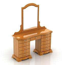 3D Dressing table preview