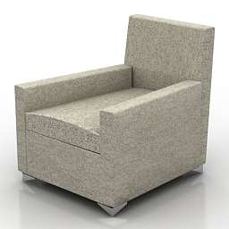 3D Armchair preview