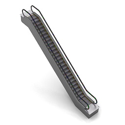 3D Escalator preview
