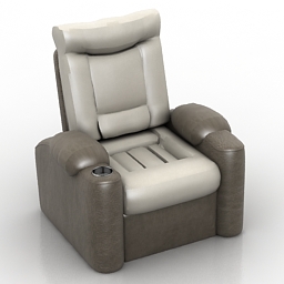 3D Armchair preview