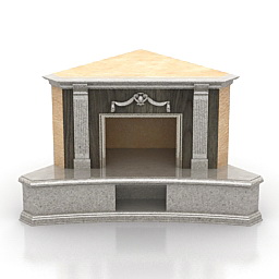 fireplace 3D Model Preview #af346a3a