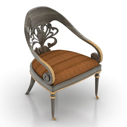 3D Armchair preview