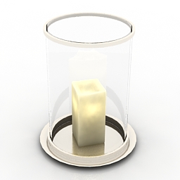 3D Candle preview