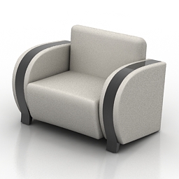 3D Armchair preview