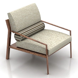 3D Armchair preview