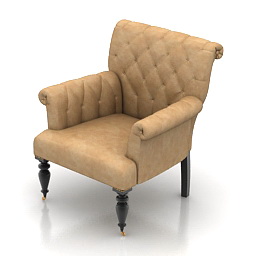 3D Armchair preview