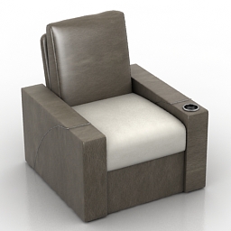 3D Armchair preview