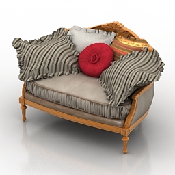 3D Armchair preview