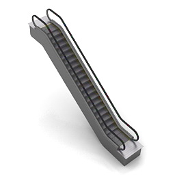 3D Escalator preview