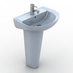 sink ifo cera 2362 med pelare 4315 3D Model Preview #5d44571d