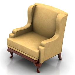 3D Armchair preview