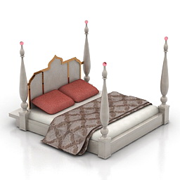 bed 3D Model Preview #87cb80e4