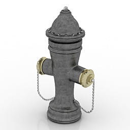 3D Fireplug   preview